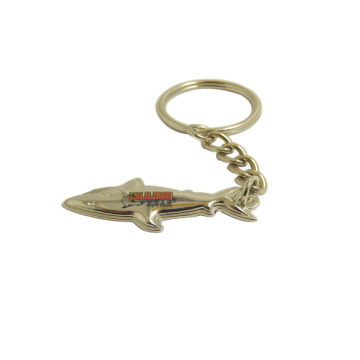 Fashion 3D Airplane Shape Customized Metal Keychain